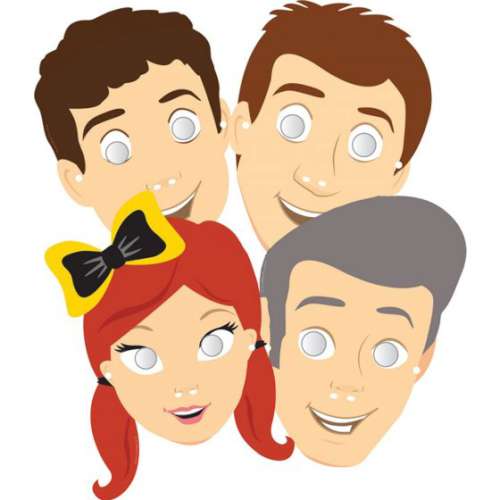 The Wiggles Masks - Click Image to Close